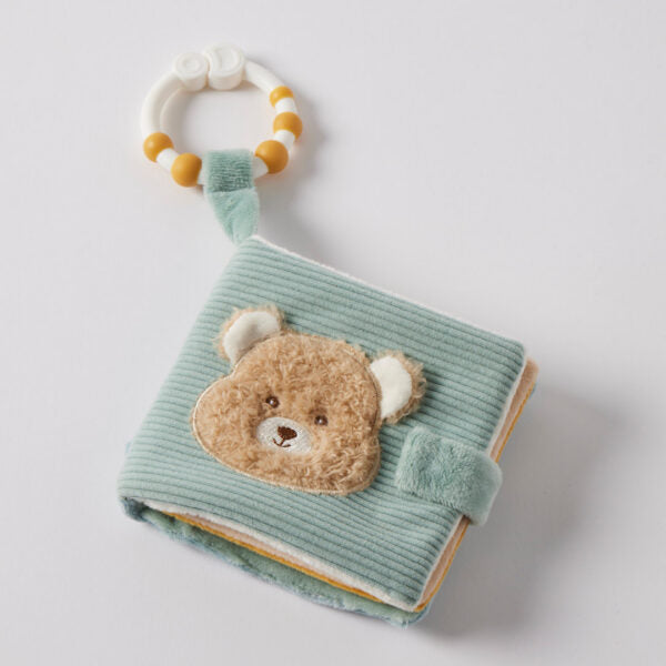 Hugglies Teddy Bear Activity Fabric Book | Blue
