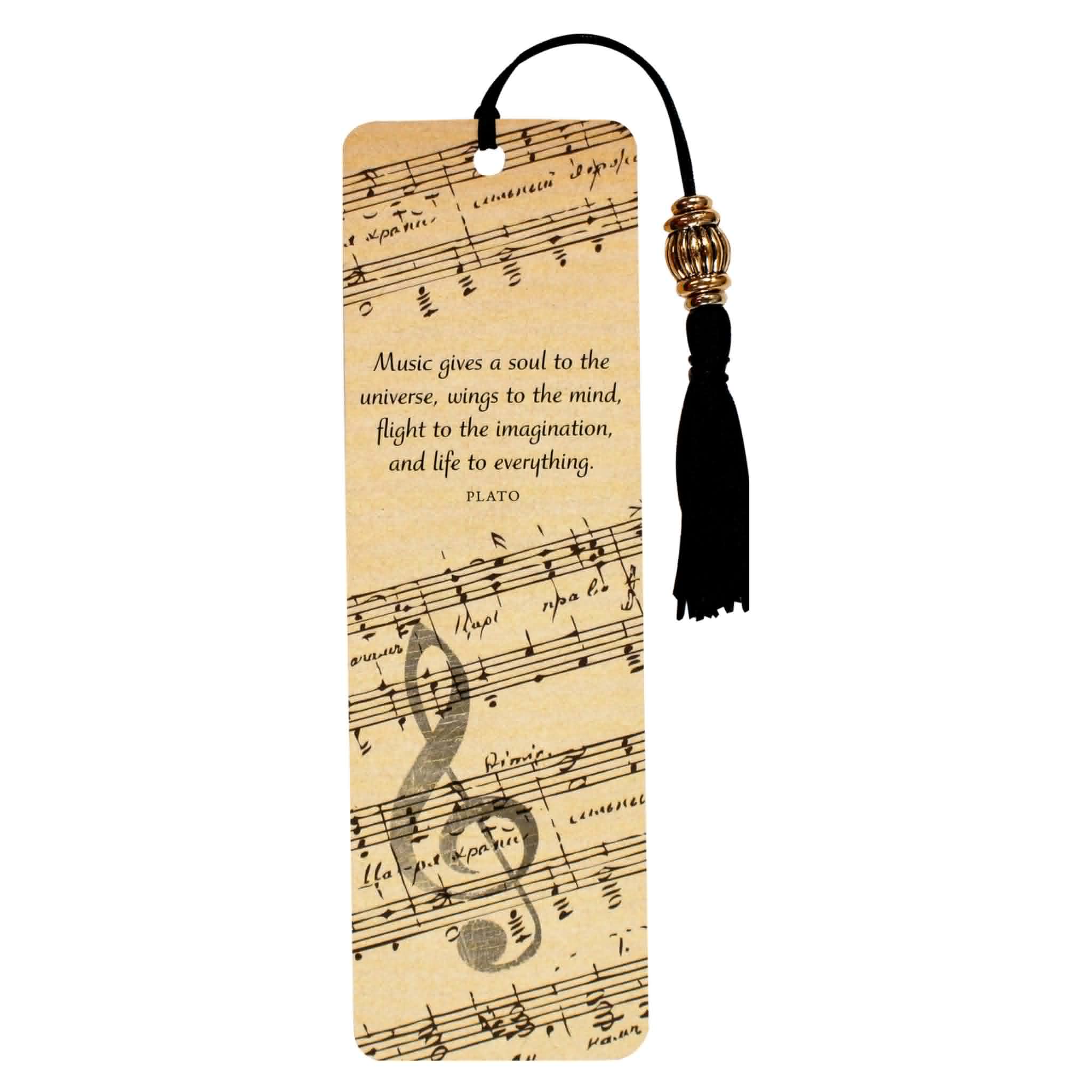 Music Beaded Bookmark