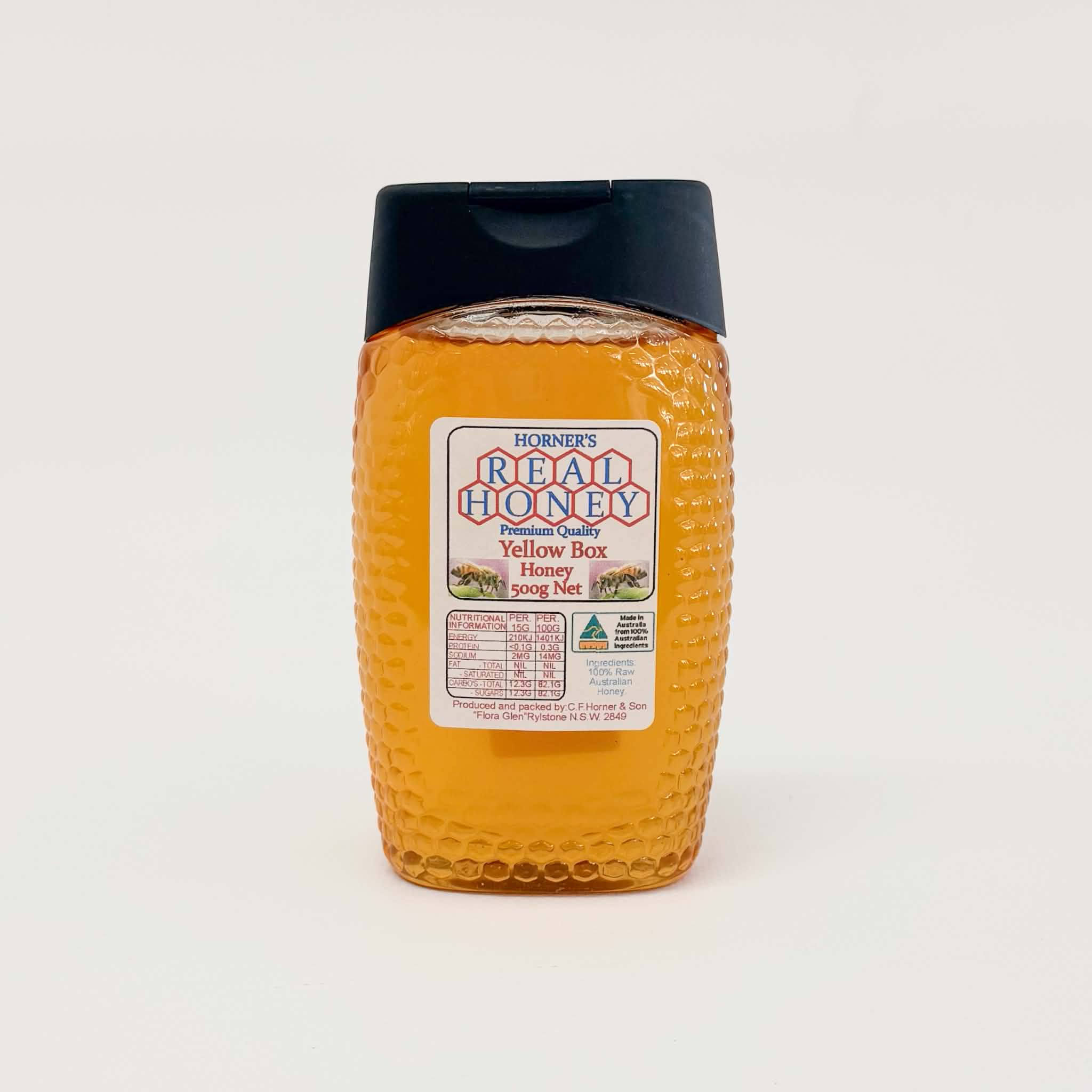 Horner's Honey Squeeze Bottle | Yellow Box 500g
