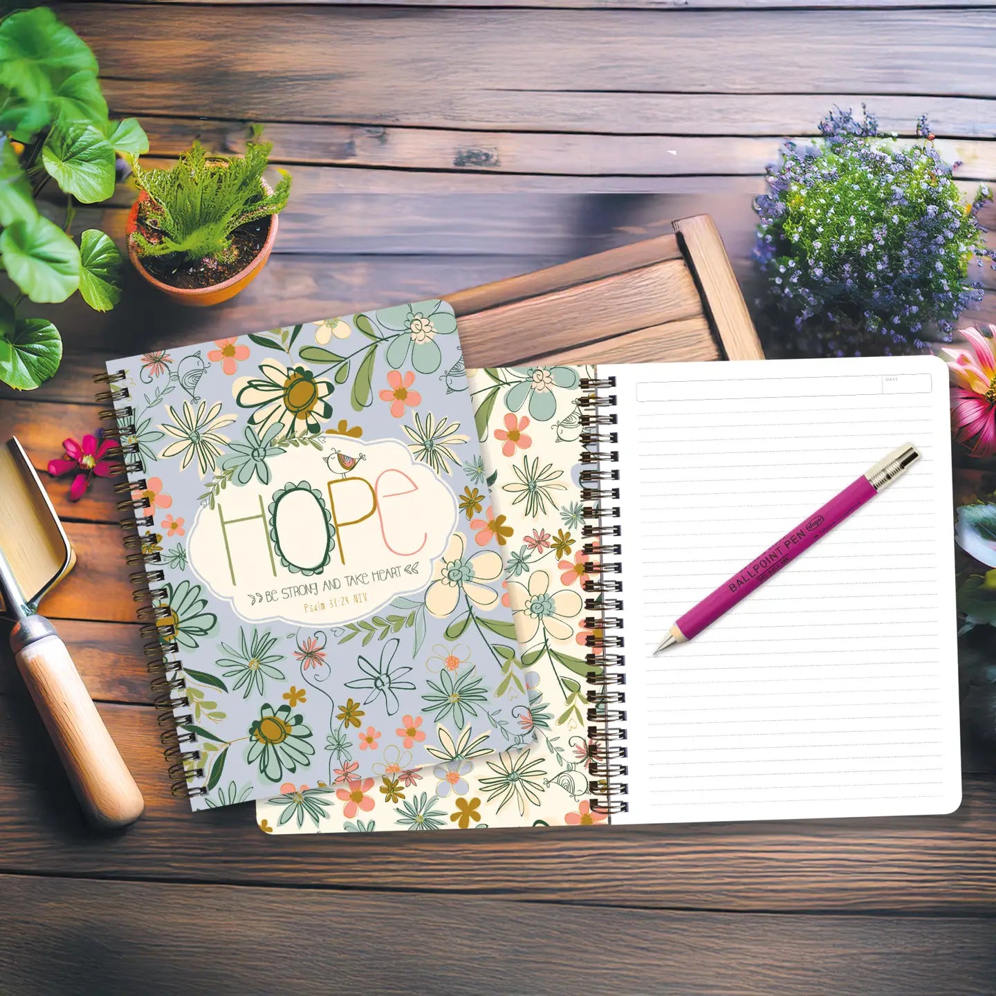 Hope Faith Medium Notebook