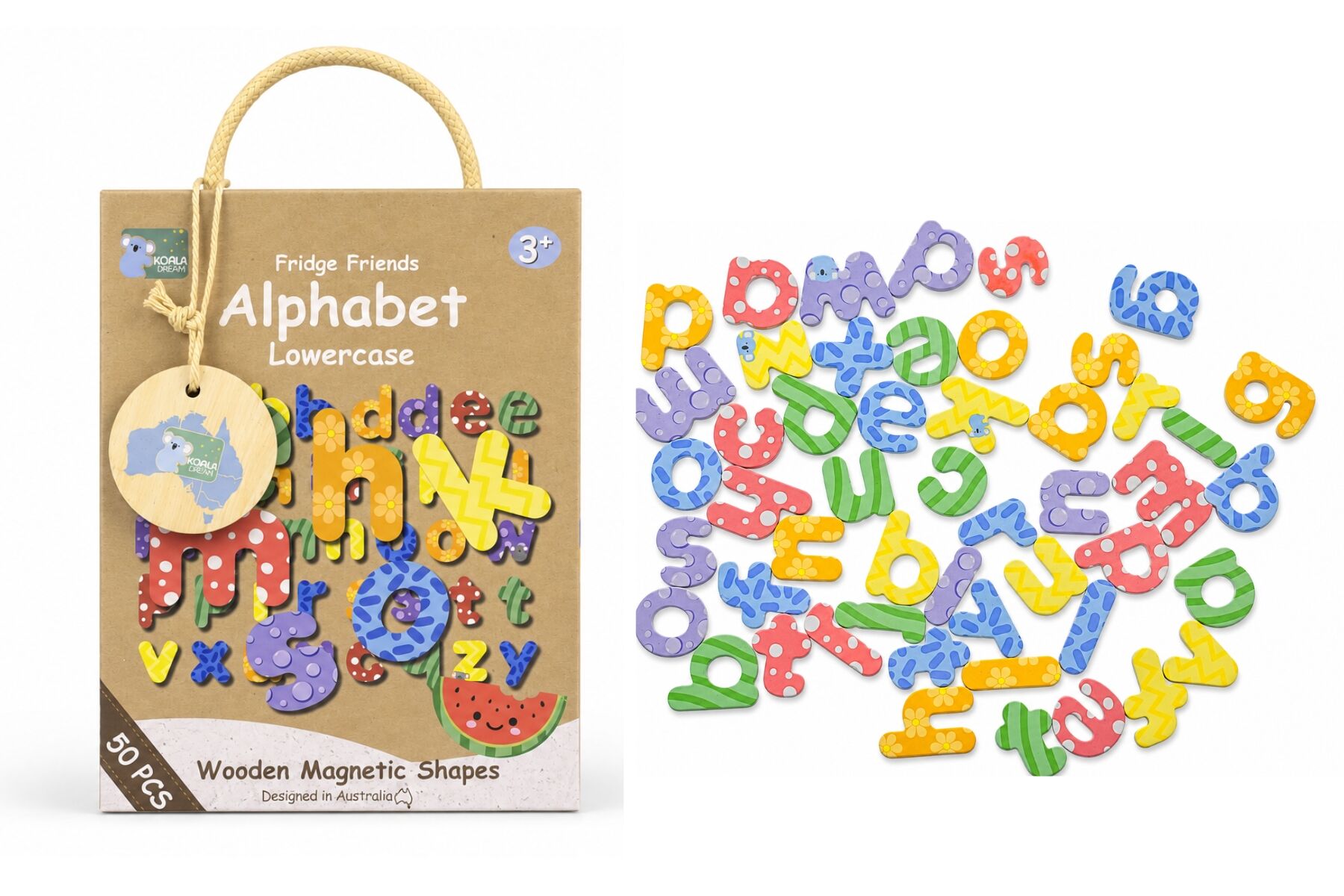 Fridge Friends Magnetic Alphabet Lowercase 50pc