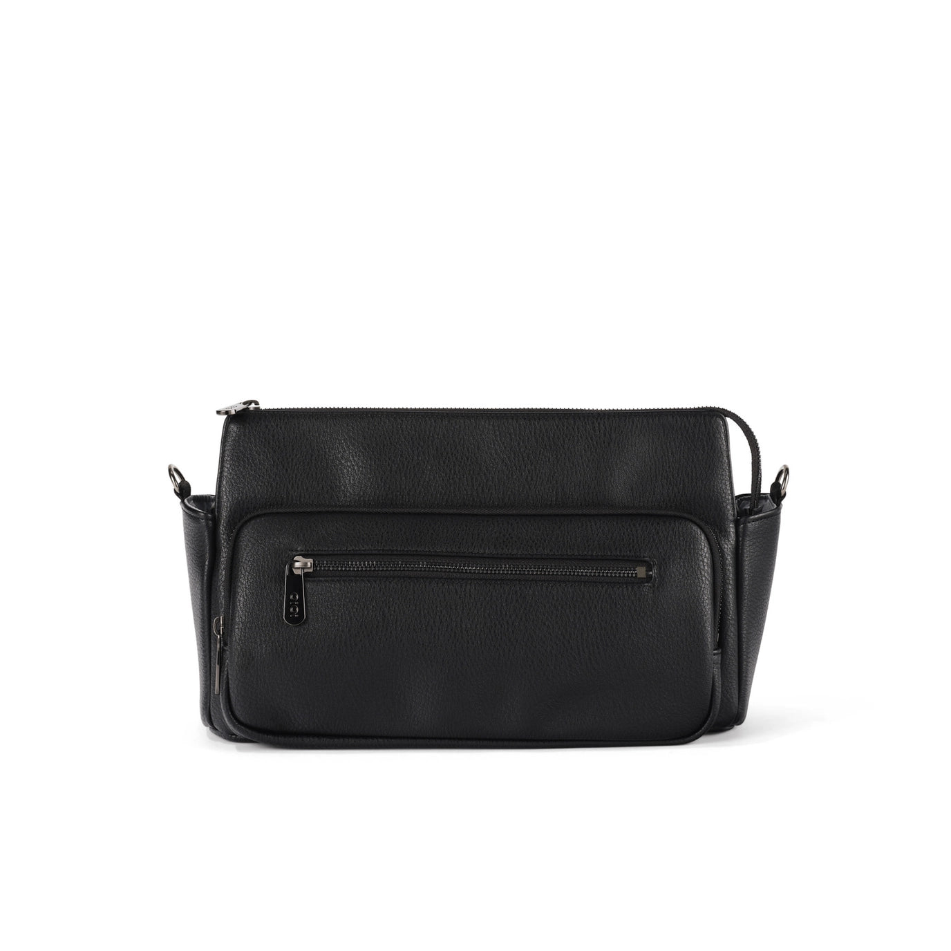 Multitasker Pram Caddy 2.0 | Black Vegan Leather