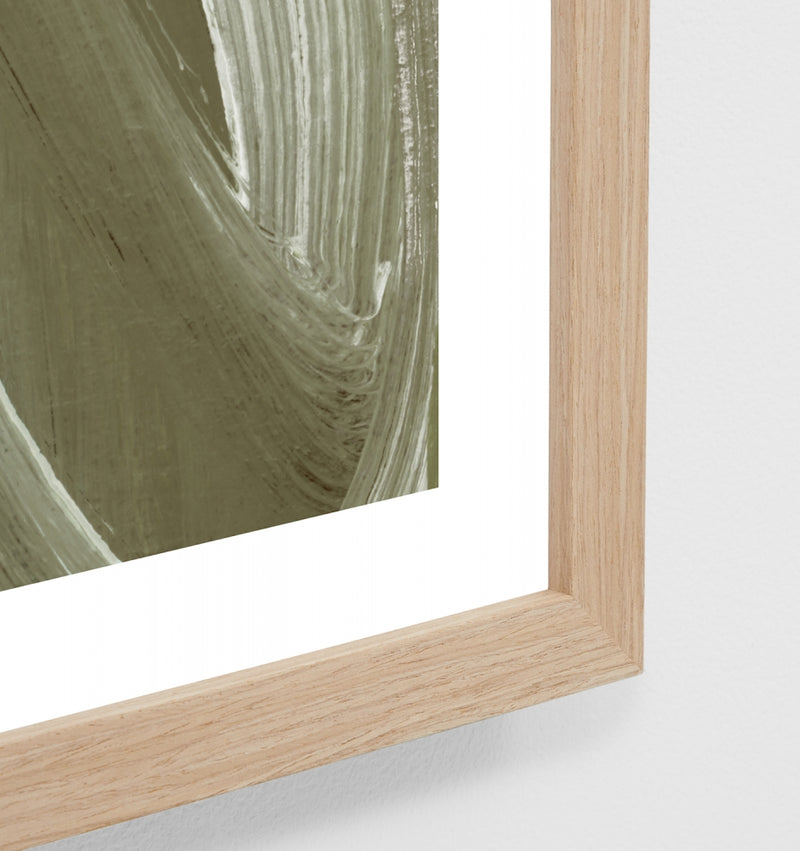 Abstract Garden Green | Framed Print