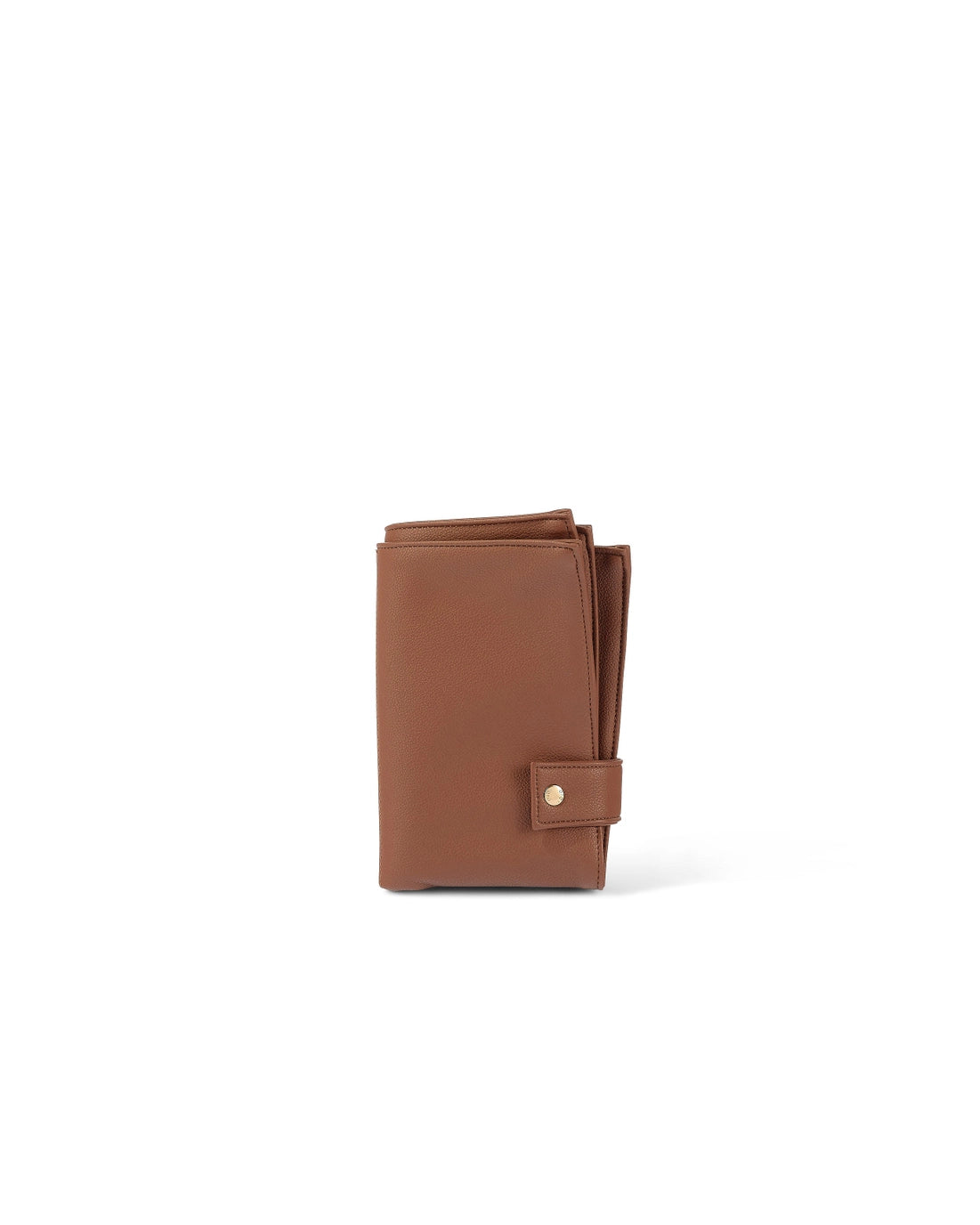 Nappy Changing Pouch | Chestnut Brown Vegan Leather
