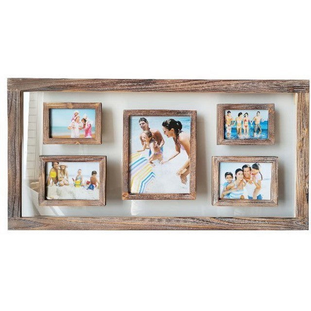 Natural Timber & Glass Multi Frame