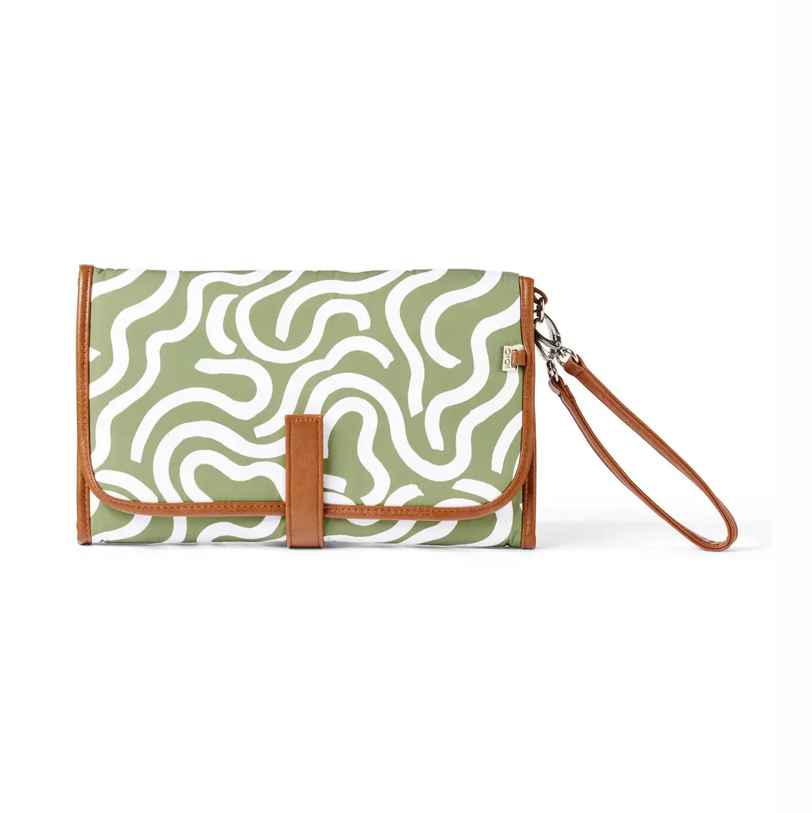 Change Mat Clutch | Green Squiggle