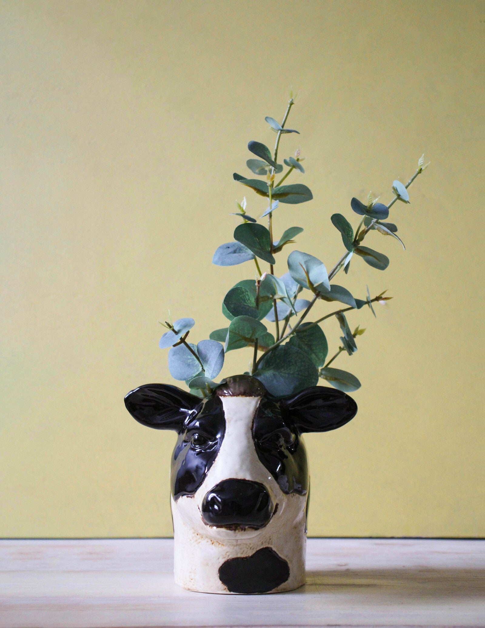 Ceramic Clarabelle Cow Pot