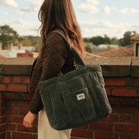 Everyday Tote | Moss Green Corduroy