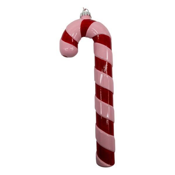 Candy Cane Pink Red Hanging Ornament