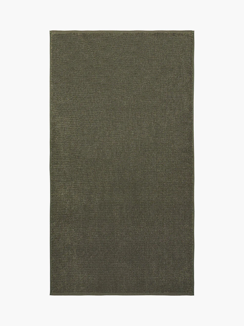 Tweed Olive Towels