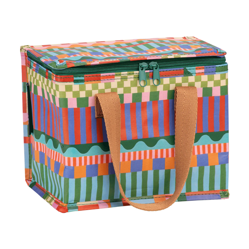 Blocks and Stripe Picnicware