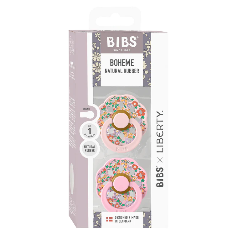 BIBS Liberty Boheme | 2 Pack | Size 1