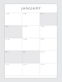 2026 Busy Big Box Wall Planner