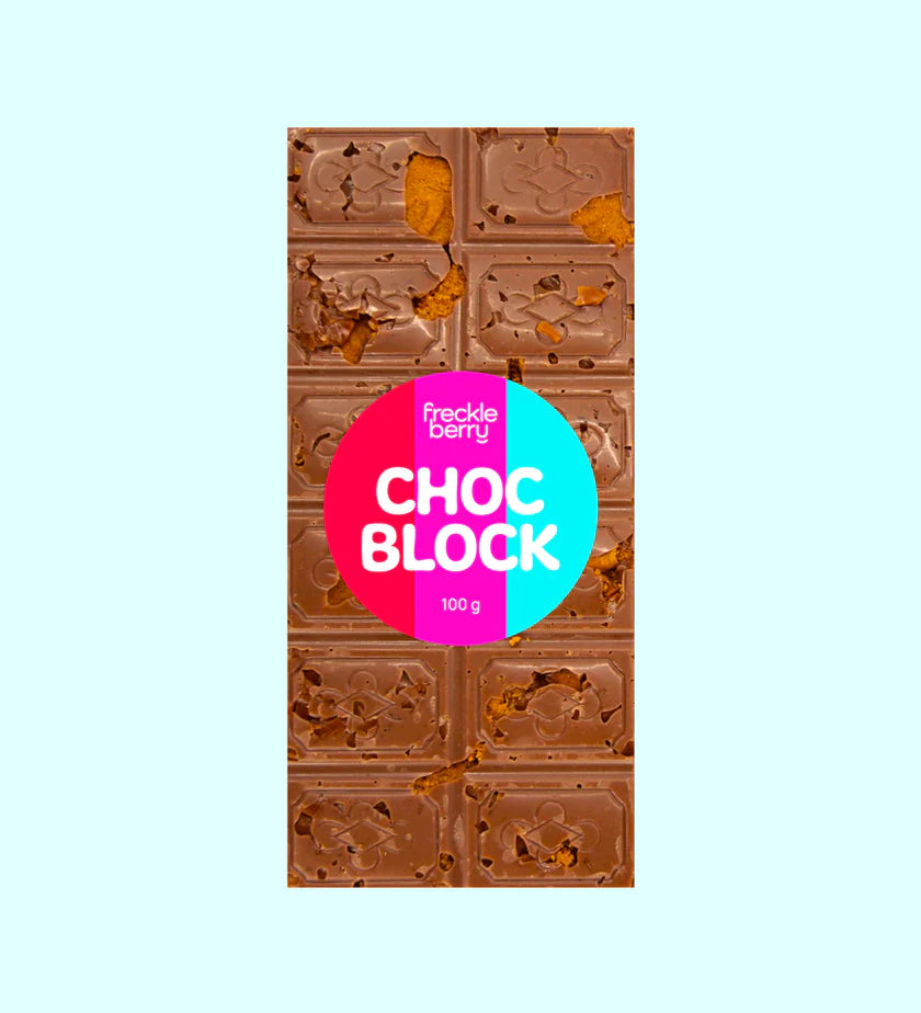 Biscoff Caramel Crunch Milk Chocolate Block