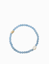 Stone and Pearl Bracelet