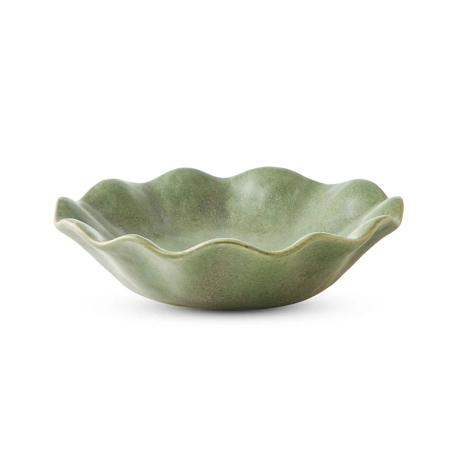 Wavy Green Reactive Tableware
