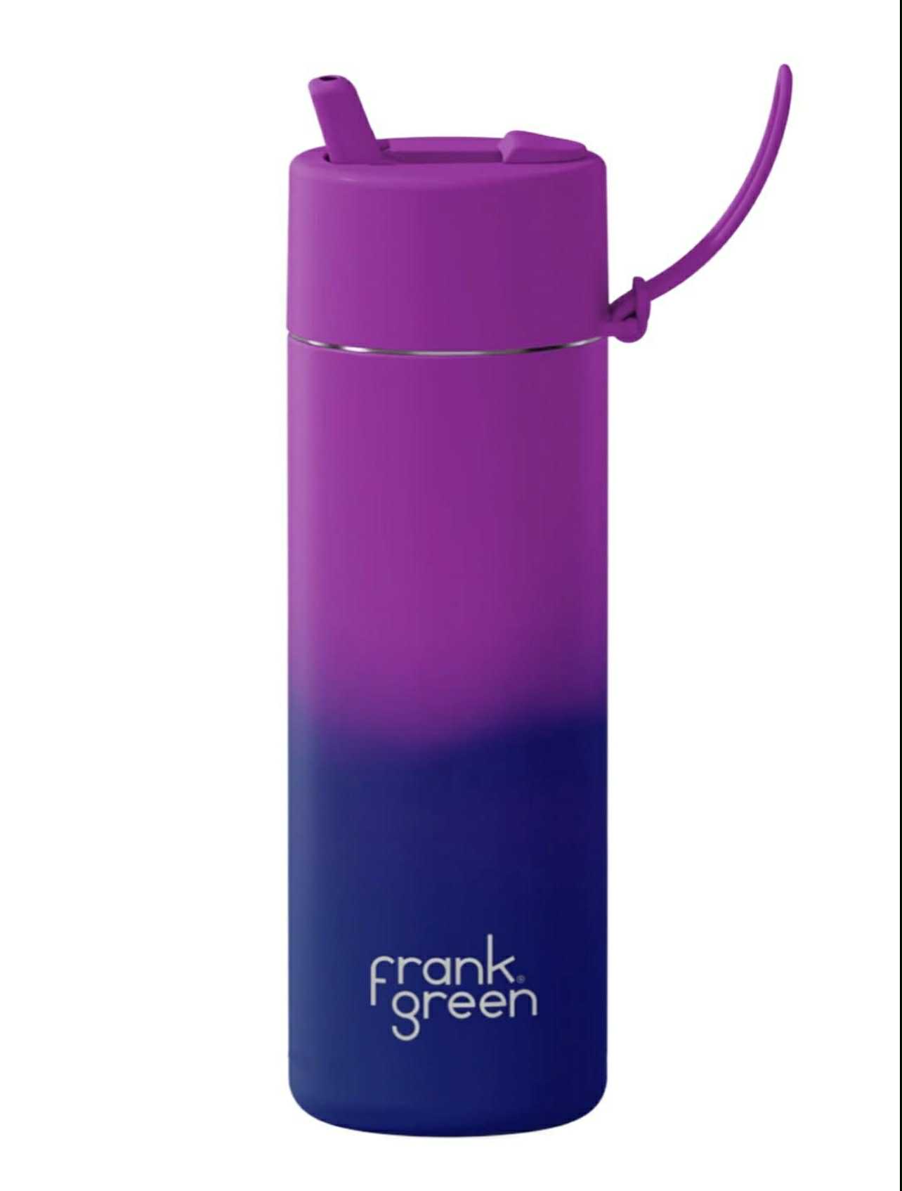 25oz Stainless Steel Single Wall Bottle Colour Change with Flip Straw Lid