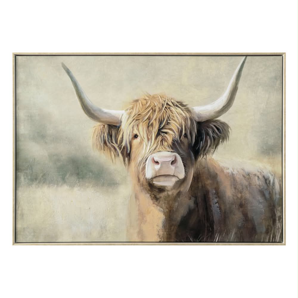 Horn to Be Wild Painting | Framed Canvas Art | 103x73cm