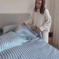 100% Organic Bamboo Sheet Set | Bay Stripe