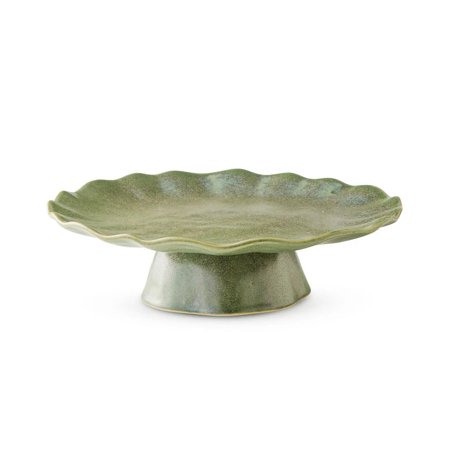 Wavy Green Reactive Tableware