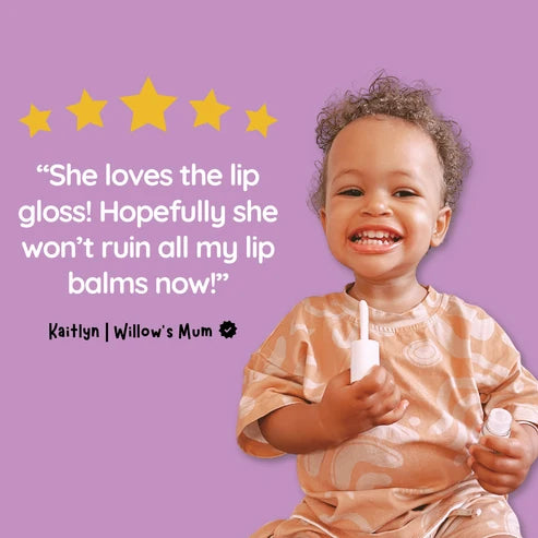 Natural Kids Lip Gloss Wands | Gummy Grape
