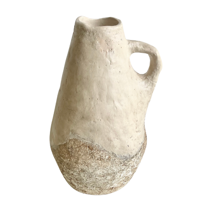 Capri Vase | White Stone
