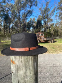 Kids Wool Fedora | Cattle Straight Brim