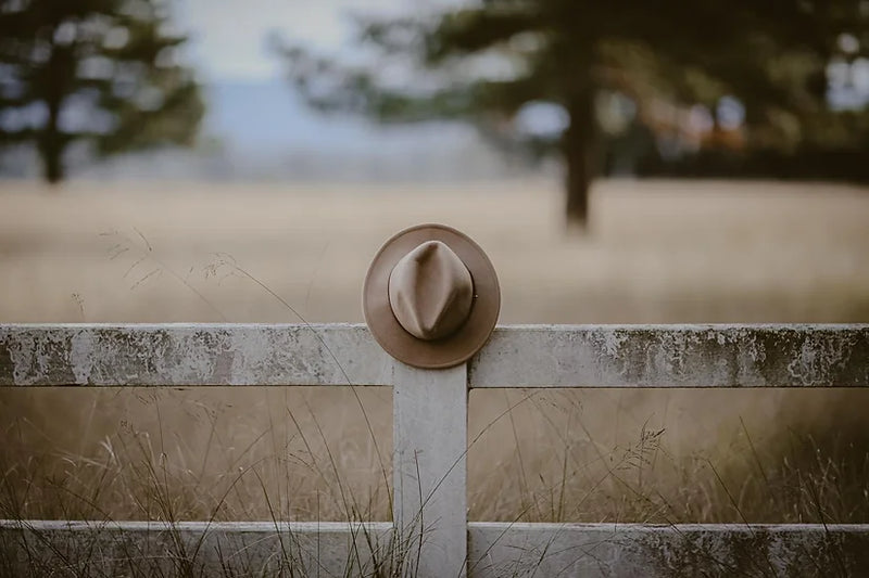 Kids Wool Fedora | Roo Straight Brim