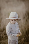 Kids Wool Fedora | Dusty Straight Brim