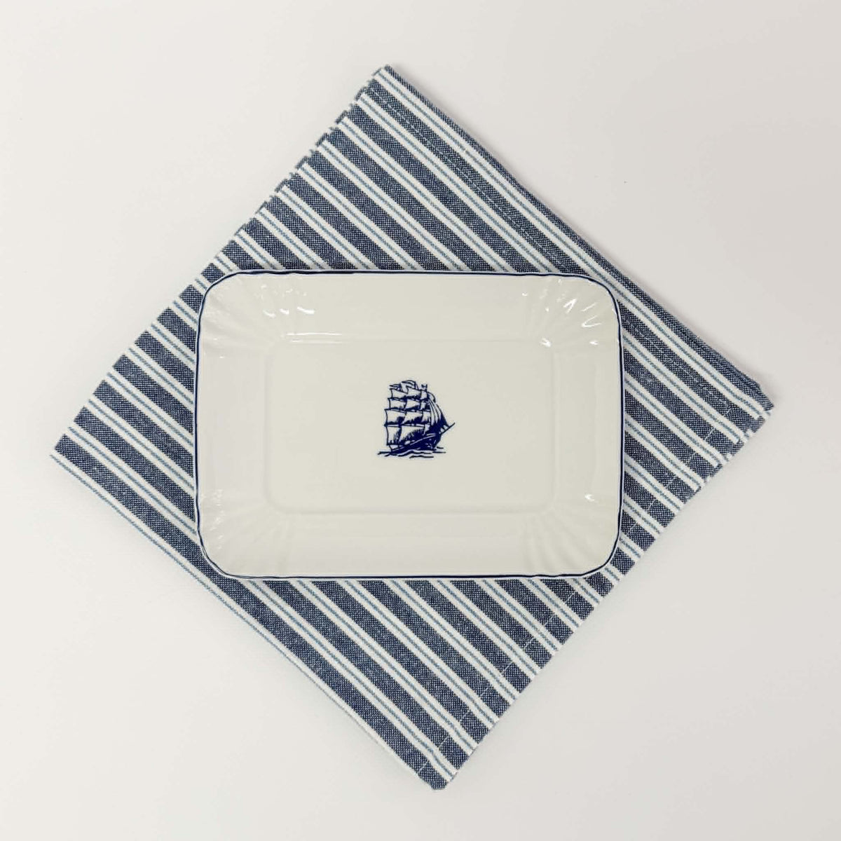 Ahoy Ceramic Trinket Plate