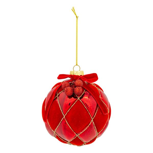 Red Flocked Ball
