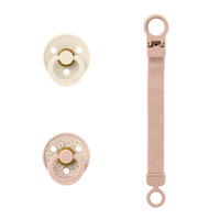 BIBS Colour Dummy & Loop Clip Gift Set