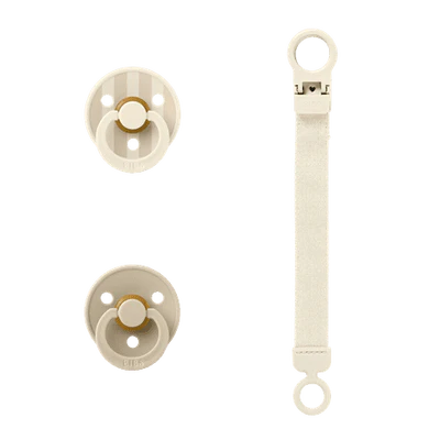 BIBS Colour Dummy & Loop Clip Gift Set