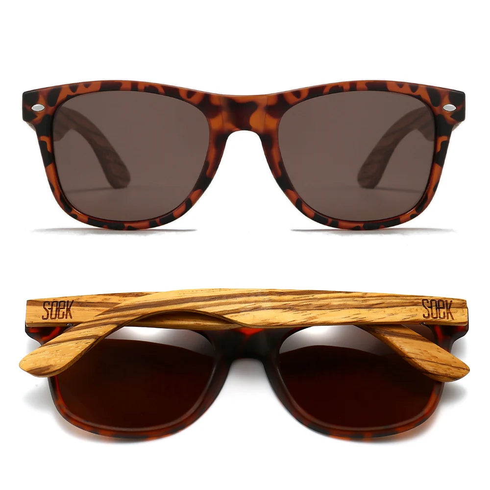 Avoca Walnut | Brown Lens | Walnut Arms