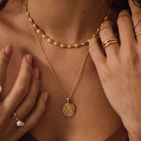 Nurturer Necklace | 18KT Yellow Gold Plate