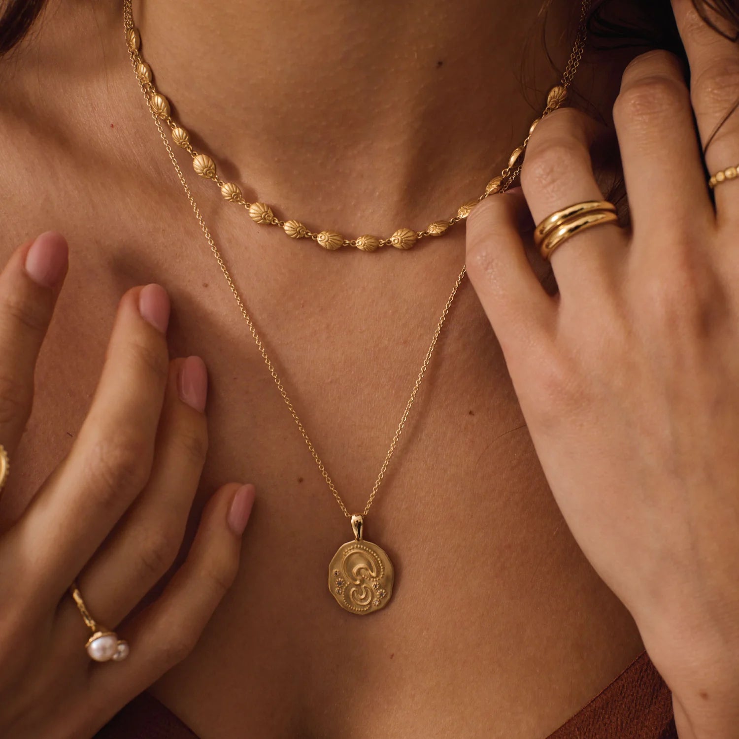 Nurturer Necklace | 18KT Yellow Gold Plate