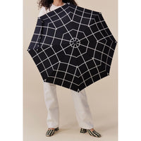 Duck Umbrella Compact | Black Grid