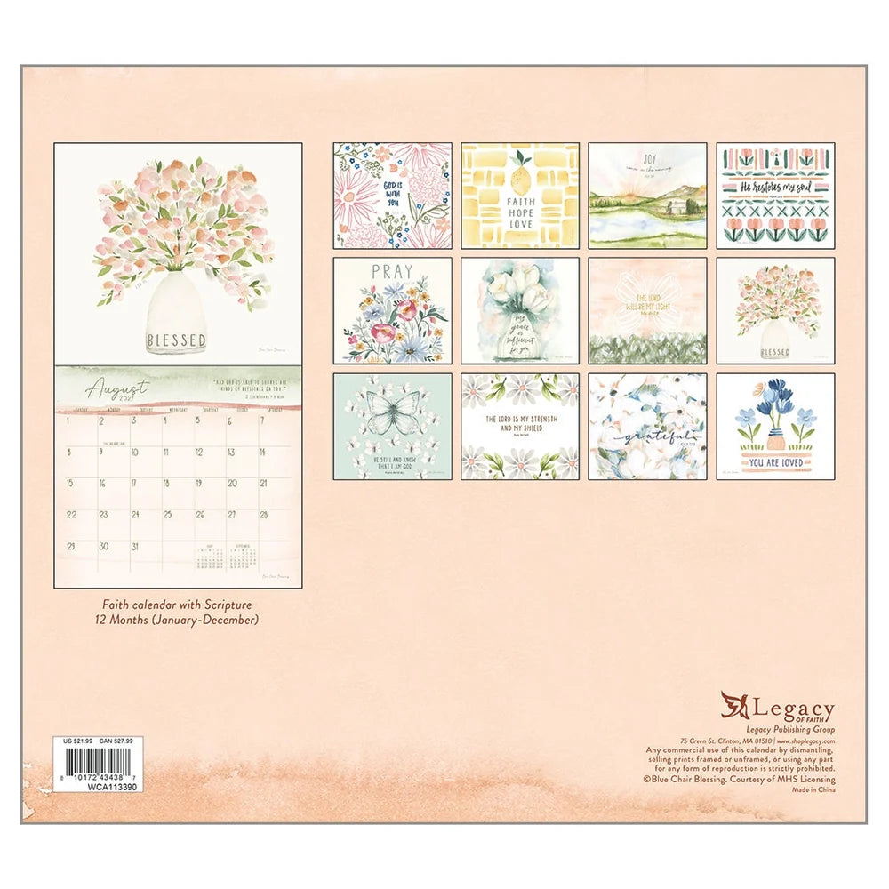 Grace Upon Grace 2027 | Wall Calendar