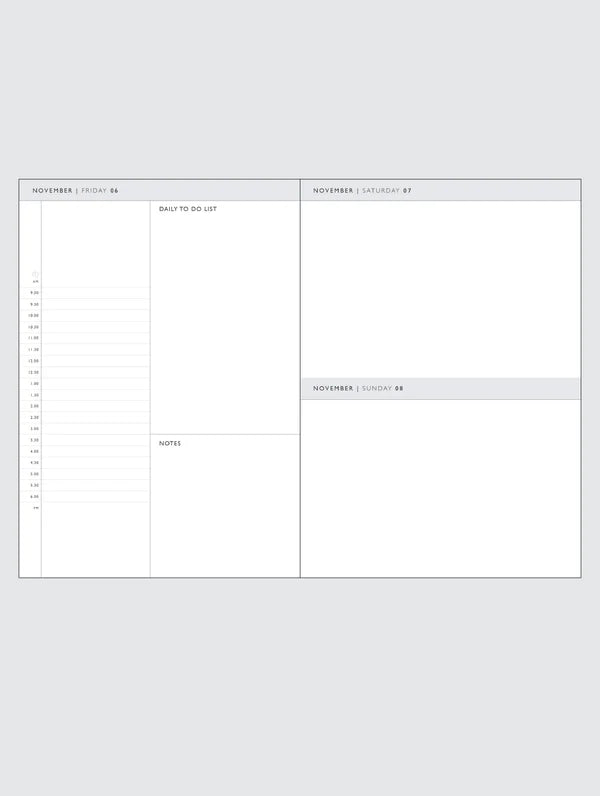 2026 On The Daily Planner | Stone