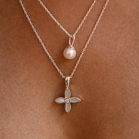Pearl Necklace | Sterling Silver