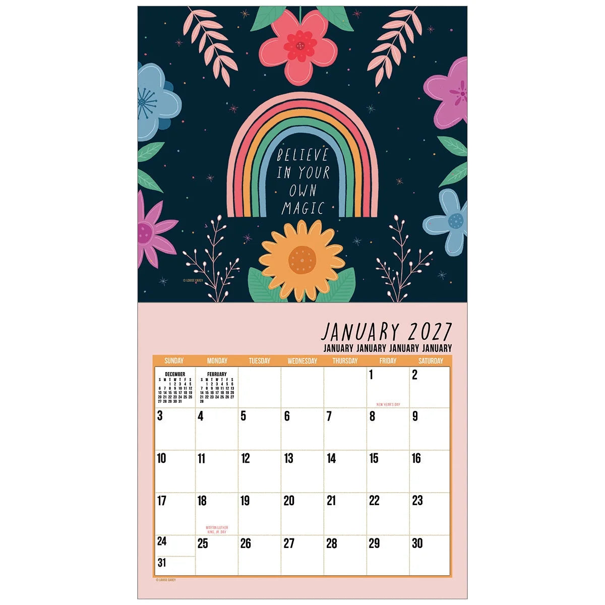 Live Laugh Love 2027 | Wall Calendar