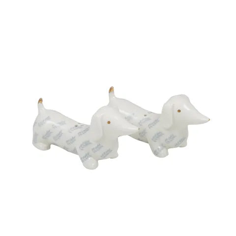 Dolly S/2 Ceramic Dog Salt & Pepper Shakers