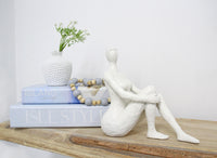 Modern Lady White Textured