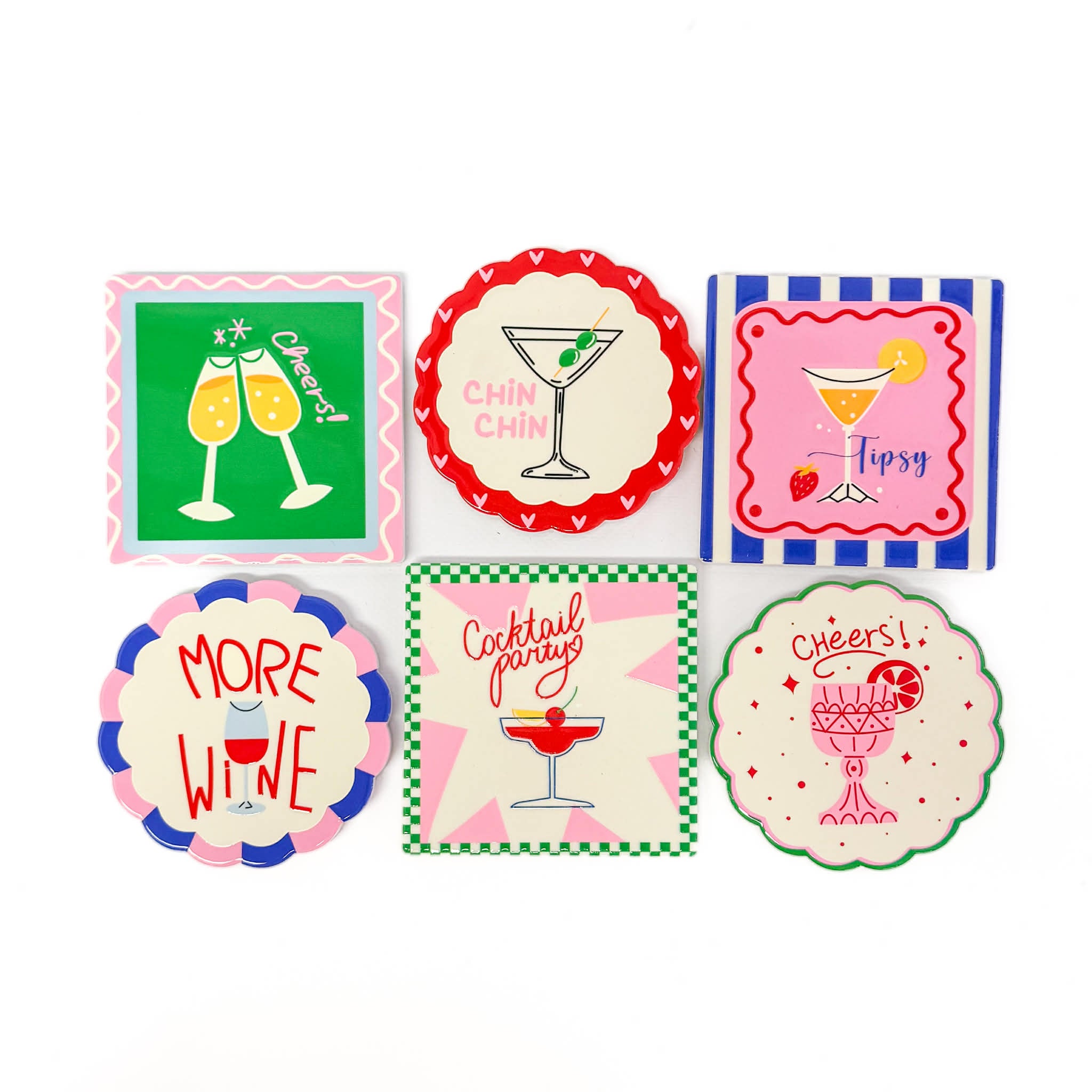 Cocktail Ceramic Coaster