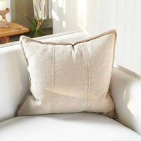 Luca® Linen Outdoor Cushion | Natural