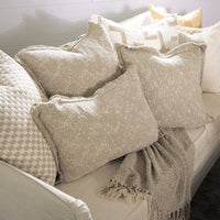 Polo Cushion | Natural/White