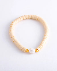 Pearl Pop Heishi Bead Bracelet
