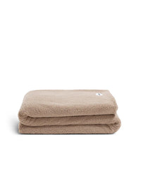 Faux Fur Throw Blanket | Warm Grey