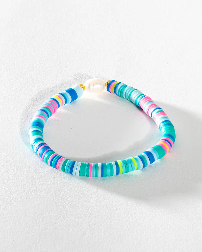Pearl Pop Heishi Bead Bracelet