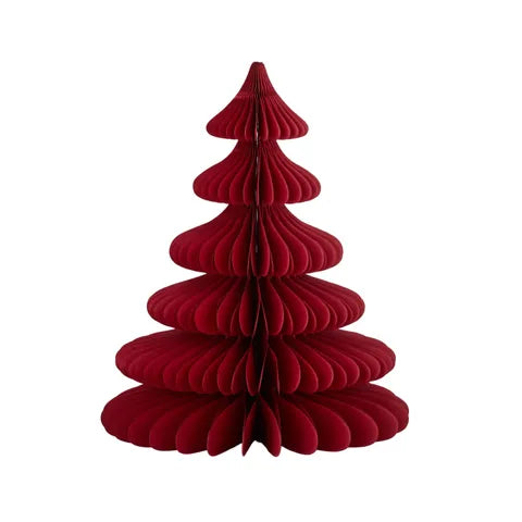 Xmas Tree Decoration Paper | Red